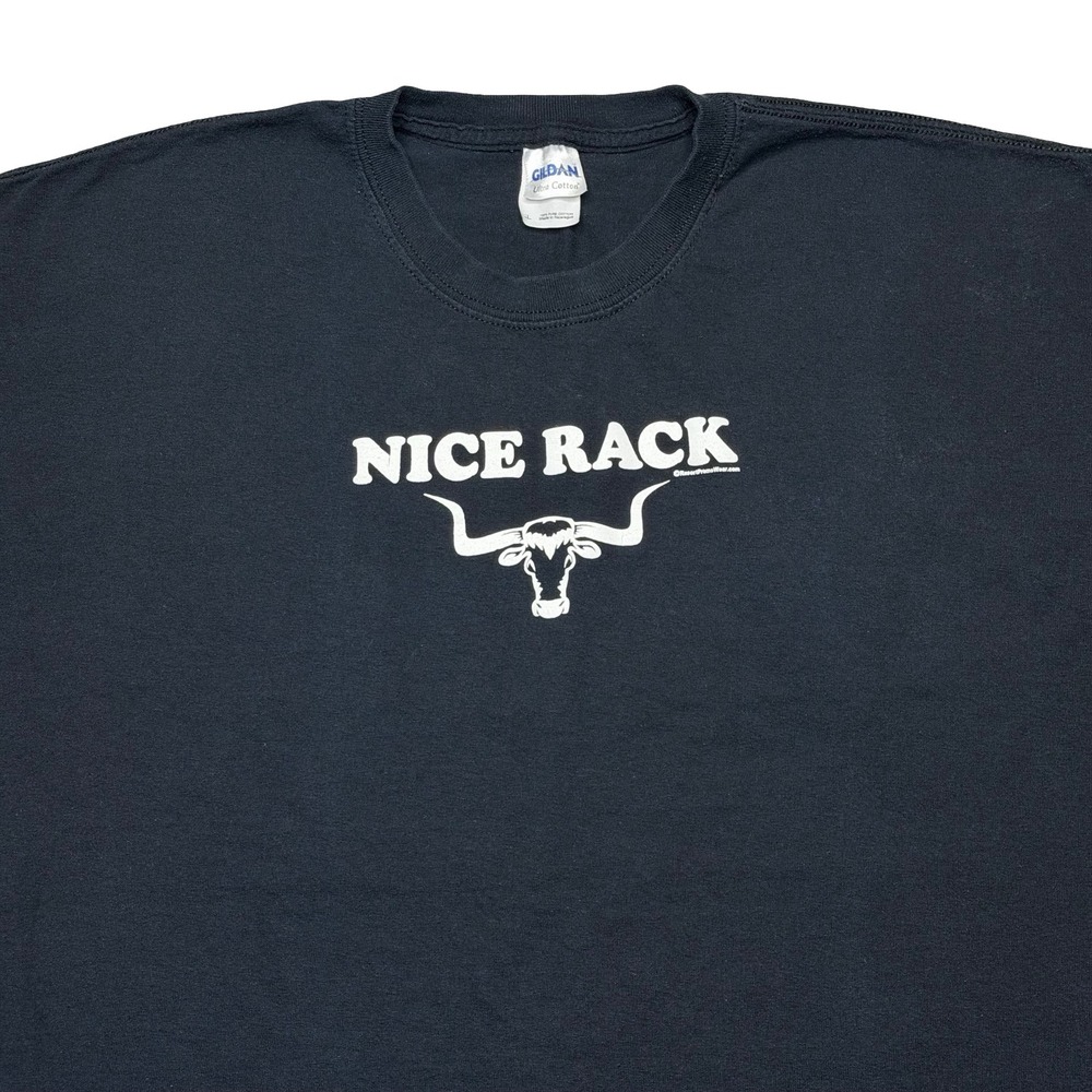 Nice rack funny bull shirt